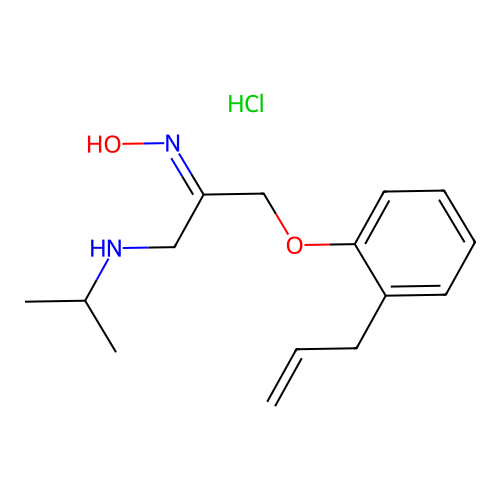 Alprenoxime HCl structure