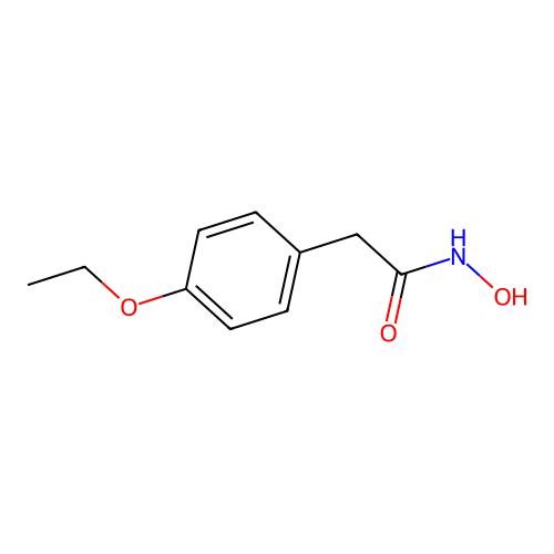 2-(4-ethoxyphenyl)-N-hydroxyacetamide structure