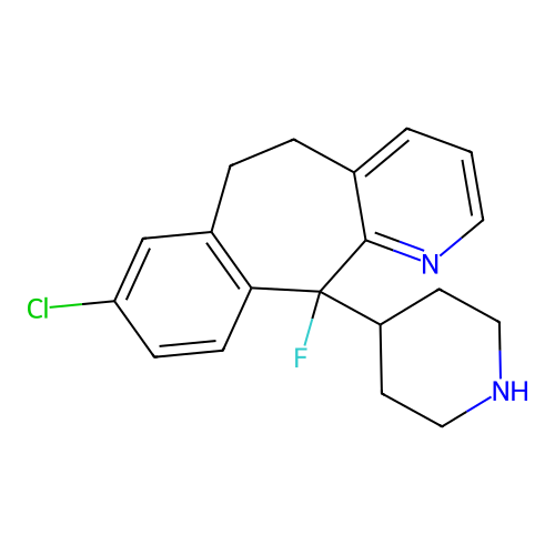 Fluorodesloratadine structure