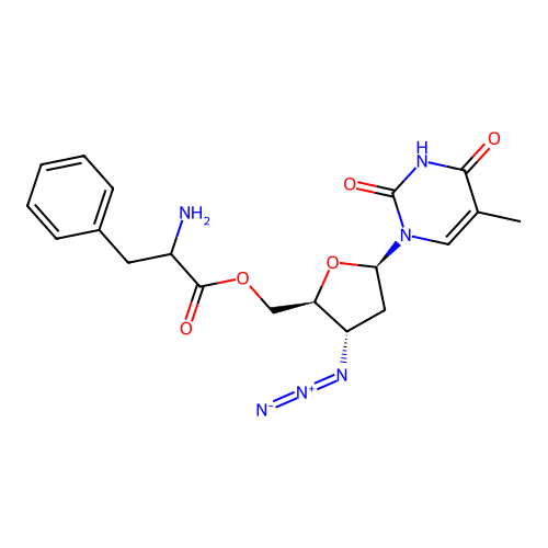 TFAc-phenylalanyl-AZT structure