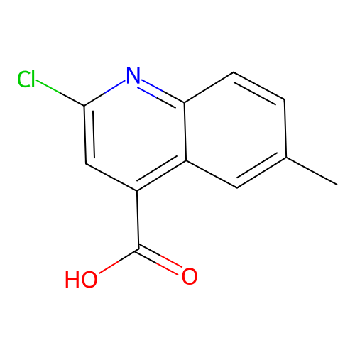 2-Chloro-6-methylquinoline-4-carboxylic acid structure