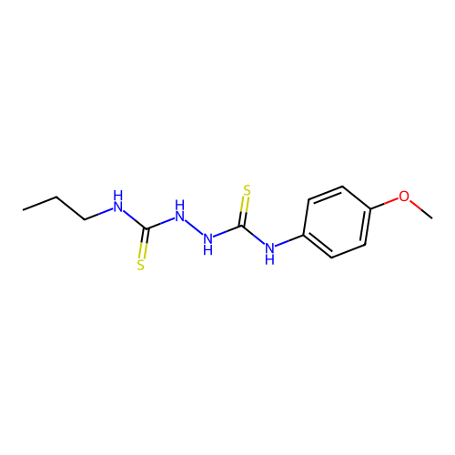 1-(4-Methoxyphenyl)-3-(propylcarbamothioylamino)thiourea structure