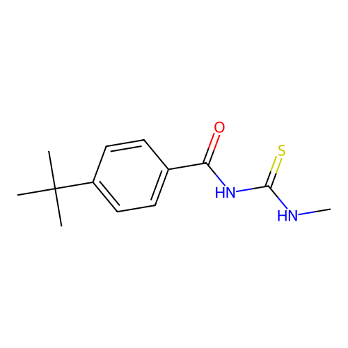 4-tert-butyl-N-(methylcarbamothioyl)benzamide structure