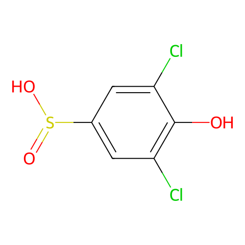 3,5-二氯-4-羟基苯亚磺酸 structure