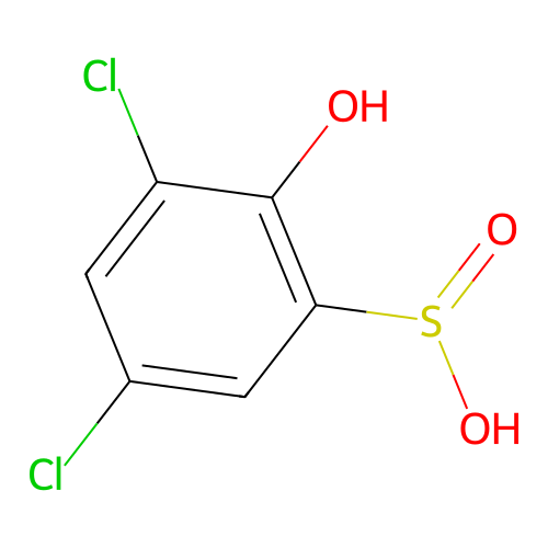 3,5-二氯-2-羟基苯亚磺酸 structure