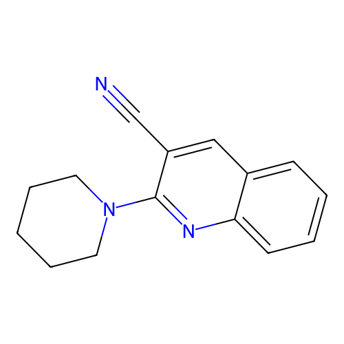2-(Piperidin-1-yl)quinoline-3-carbonitrile structure