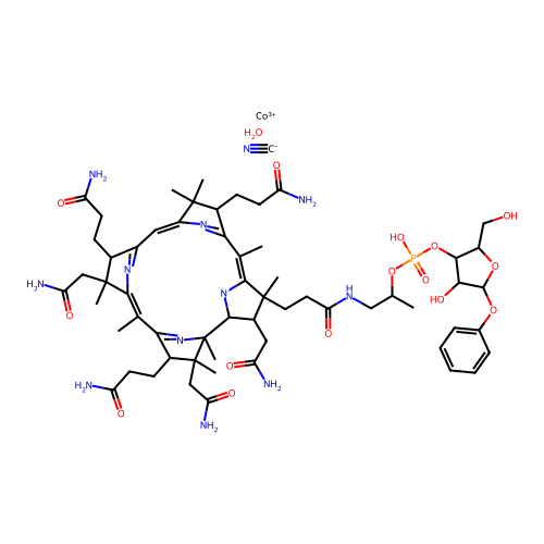 Phenolyl cobamide structure