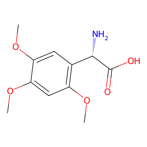 (S)-2-Amino-2-(2,4,5-trimethoxyphenyl)acetic acid structure