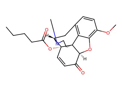 14-Hydroxycodeinone valerate structure