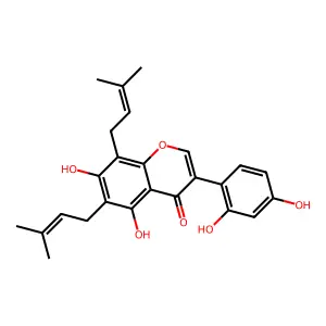 8-Prenylluteone structure