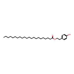 2-(4-Hydroxyphenyl)ethyl docosanoate structure