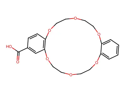 2-Carboxylic acid dibenzo-18-crown-6 structure