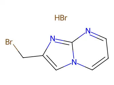 2-(Bromomethyl)imidazo[1,2-a]pyrimidine hydrobromide structure
