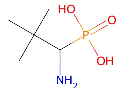 (1-Amino-2,2-dimethylpropyl)phosphonic acid structure