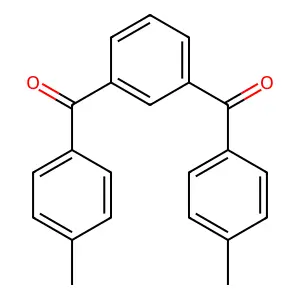 Methanone, 1,1'-(1,3-phenylene)bis[1-(methylphenyl)- structure