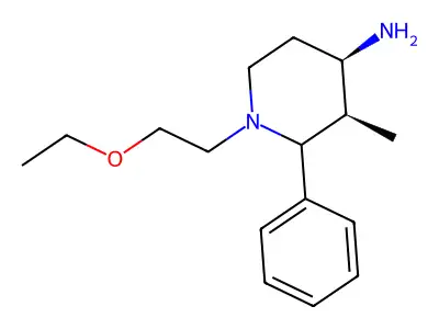 4-Piperidinamine, 1-(2-ethoxyethyl)-3-methyl-N-phenyl-, cis- structure