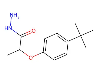 2-(4-Tert-butylphenoxy)propanohydrazide structure