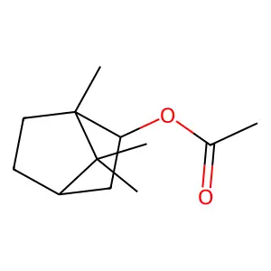 乙酸异冰片酯 structure