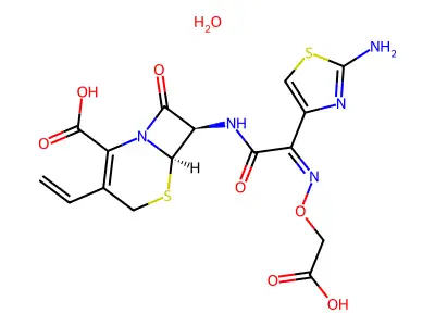 Cefixime trihydrate structure