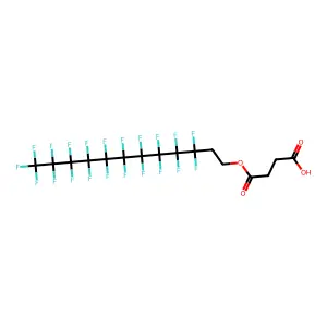 Butanedioic acid, mono[2-(perfluorodecyl)ethyl] ester structure