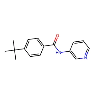 4-叔丁基-N-吡啶-3-基苯甲酰胺 structure