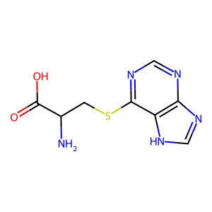 S-(6-purinyl)cysteine structure