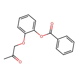 2-(2-Oxopropoxy)phenyl benzoate structure