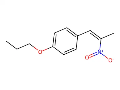 (4-N-Propoxyphenyl)-2-nitropropene structure
