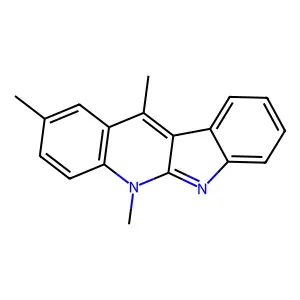 2,5,11-Trimethyl-5H-quinindoline structure