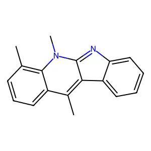 4,5,11-Trimethyl-5H-quinindoline structure