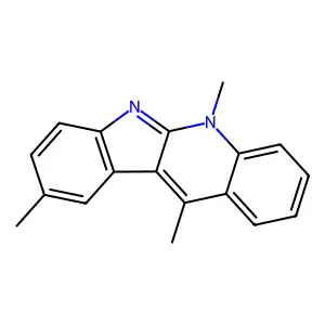 5,9,11-Trimethyl-5H-quinindoline structure