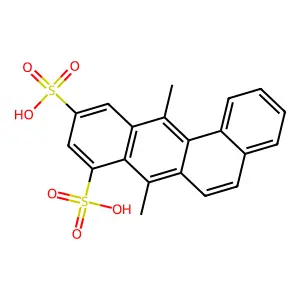 7,12-二甲基苯并[a]蒽-8,10-二磺酸 structure