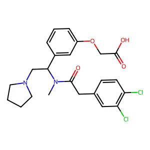 ICI-204448游离酸 structure