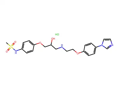 ersentilide hydrochloride, (+-)-isomer structure