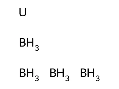 Uranium, tetrakis(tetrahydroborato(1-))- structure