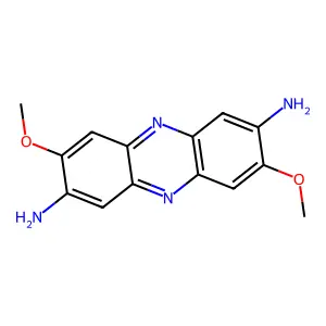 2,7-Diamino-3,8-dimethoxyphenazine structure