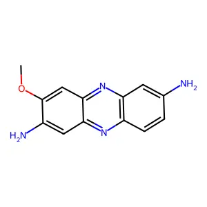 2,7-Diamino-3-methoxyphenazine structure