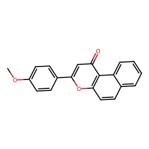 3-(4-Methoxyphenyl)benzo[f]chromen-1-one structure
