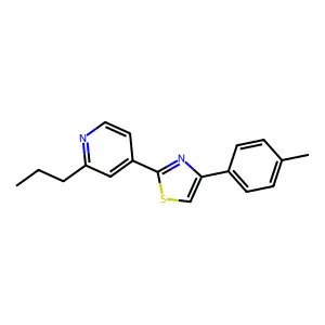 2-(2-Propylpyridin-4-yl)-4-p-tolylthiazole hydrobromide structure