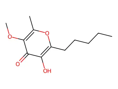 大蒜吡喃酮 structure