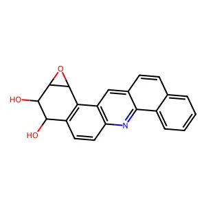 二苯并[a,h]吖啶3,4-二醇-1,2-环氧化物 structure