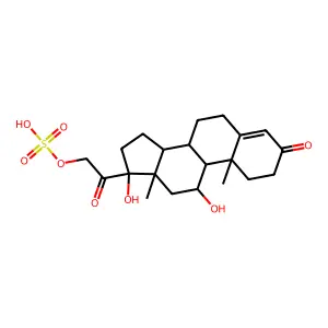 硫酸皮质醇 structure