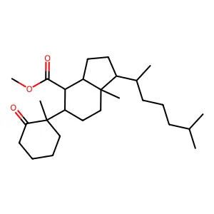 B-Nor-5,6-secocholestan-6-oic acid, 5-oxo-, methyl ester, (10alpha)- structure