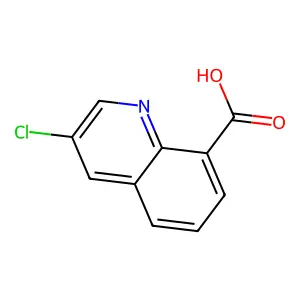 3-氯喹啉-8-甲酸 structure