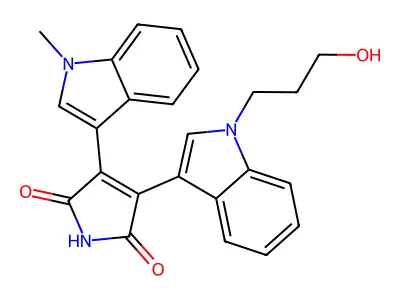 Bisindolylmaleimide 5b structure