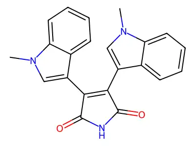 (Arylindolyl)maleimide deriv. 13 structure