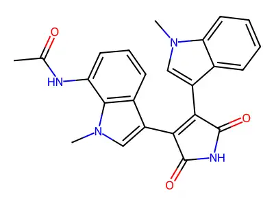 Bisindolylmaleimide deriv. 52 structure