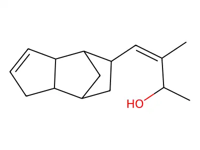 3-Methyl-4-(8-tricyclo[5.2.1.02,6]dec-4-enyl)but-3-en-2-ol structure