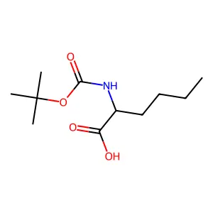 N-tert-Butoxycarbonyl-L-norleucine structure