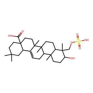 Triterpenes structure